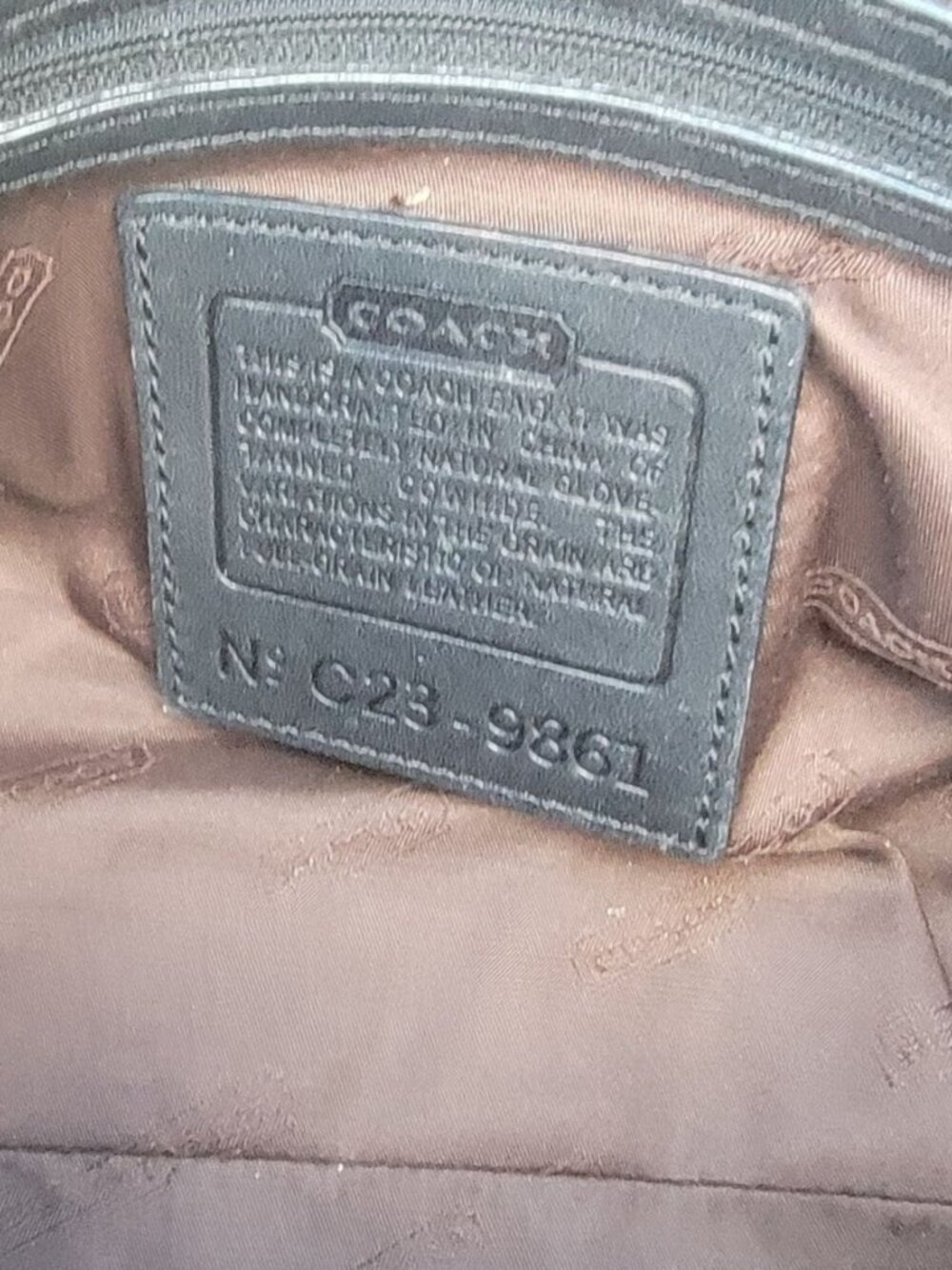 Vintage Coach Black Leather Legacy Slim Shoulder Bag 9861 Baguette Y2K - Picture 4 of 16